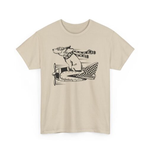 🐶✈️ Flying Basset Hound Unisex T-Shirt – Ears in the Wind, Paws on the Controls - Image 14