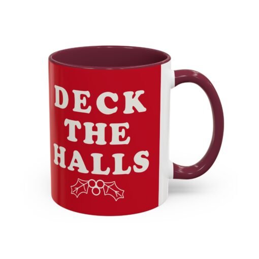 ☕ Deck the Halls Color Accent Mug – Sip Into the Season - Image 14