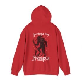 👹 Greetings From Krampus Unisex Hoodie – Holiday Fear Has Never Been So Cozy