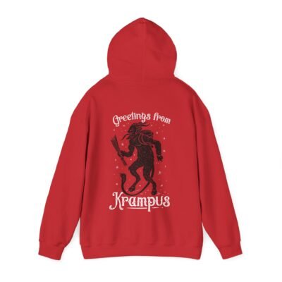 👹 Greetings From Krampus Unisex Hoodie – Holiday Fear Has Never Been So Cozy