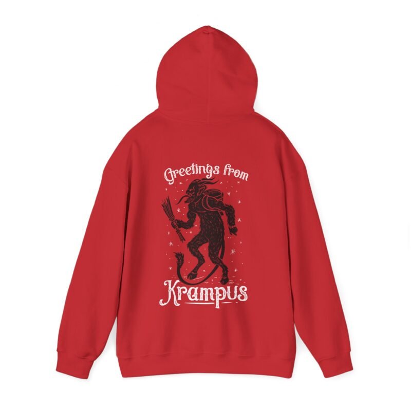 👹 Greetings From Krampus Unisex Hoodie – Holiday Fear Has Never Been So Cozy