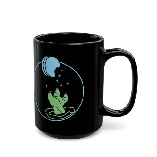 ☕🍪🌌 Reach for the Cookie Black Mug – Fuel Your Force with Every Sip - Image 8