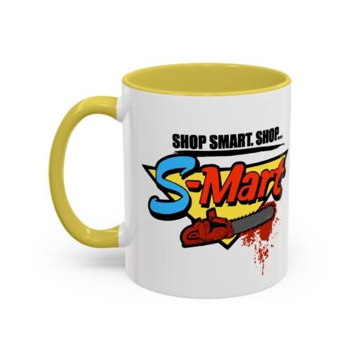 ☕️ Shop Smart... Shop S-Mart Color Accent Mug – Groovy Sips Start Here - Image 48