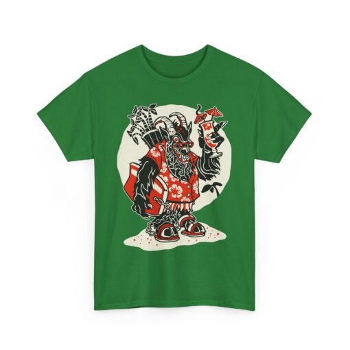 🏖️ Krampus Island Unisex T-Shirt – Naughty List, Meet Paradise - Image 12