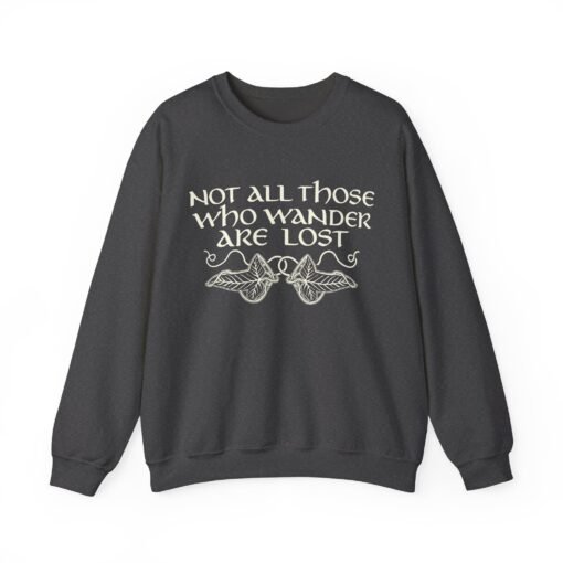 🌿 Not All Those Who Wander Are Lost Unisex Sweatshirt – Wander with Purpose - Image 15