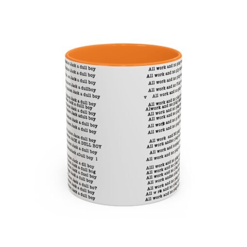 ☕ All Work and No Play Color Accent Mug – A Sip of Madness - Image 17