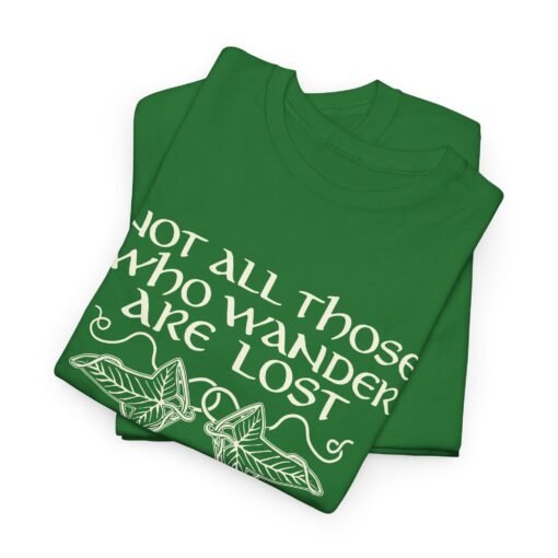🌿 Not All Those Who Wander Are Lost Unisex T-Shirt – Elven-Inspired Adventure Wear - Image 2