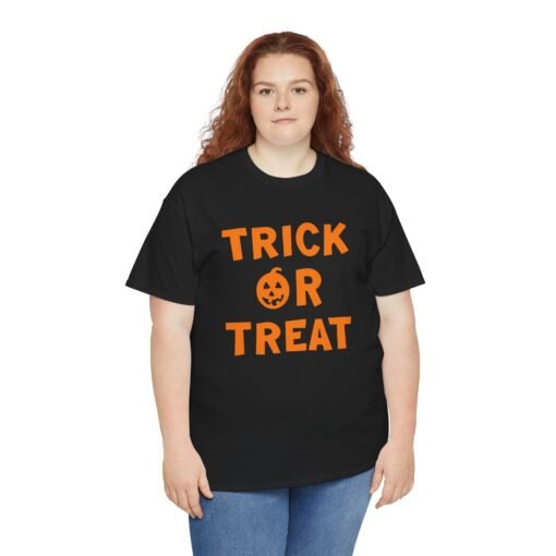 Trick Or Treat | Unisex | Heavy Cotton | T-Shirt | Pumpkin | Halloween | Gift - Image 6