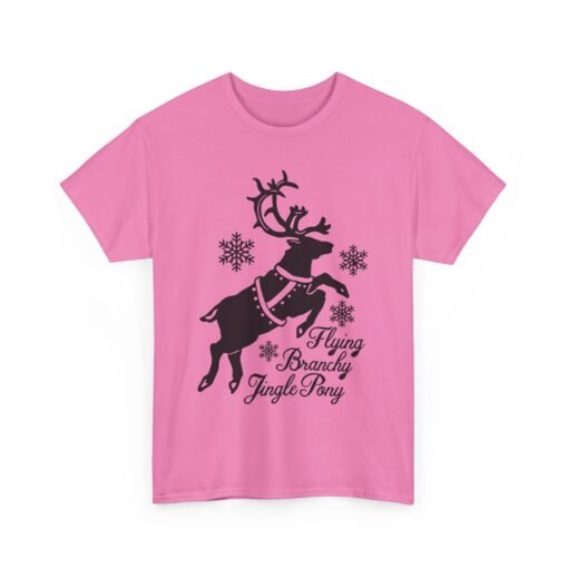 🦌✨ Flying Branchy Jingle Pony Unisex T-Shirt – Reindeer Ridiculousness at Its Finest - Image 20