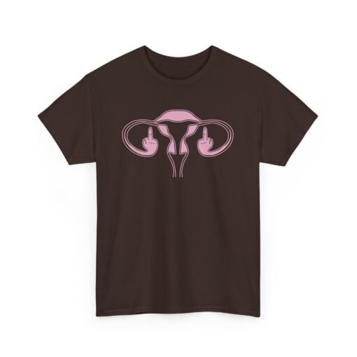 🖕🩷 Ovaries with Middle Fingers Unisex T-Shirt – Bold, Defiant, Unapologetic - Image 11