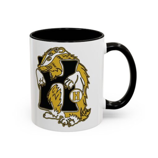 🦡 House of Badger Accent Color Mug – Sip with Heart - Image 3