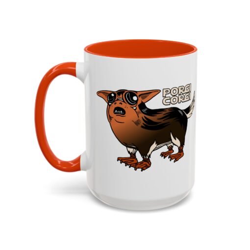 ☕🐶🐧✨ Porgi Corgi Color Accent Mug – Sip with Galactic Cuteness - Image 80