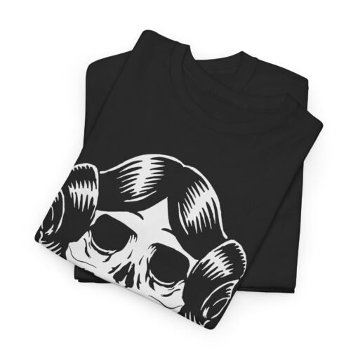 ☠️👸 Rebel Skull Unisex T-Shirt – Princess Power with a Dark Twist - Image 2