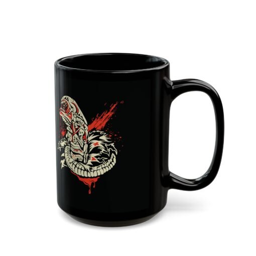 👶👽 Xenomorph Baby Black Mug – Cute, Creepy, and Caffeinated - Image 9