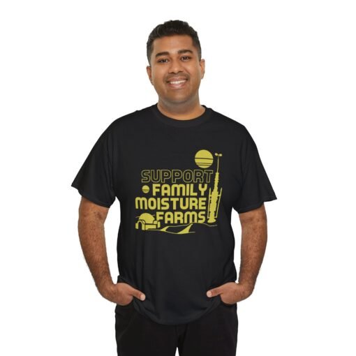 🌞🌵 I Support Family Moisture Farms Unisex T-Shirt – Desert Roots, Galactic Pride - Image 6