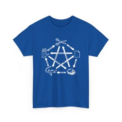 🖖🪨📄🦎✂️ Rock Paper Scissors Lizard LLAP Unisex T-Shirt – The Ultimate Nerd Showdown