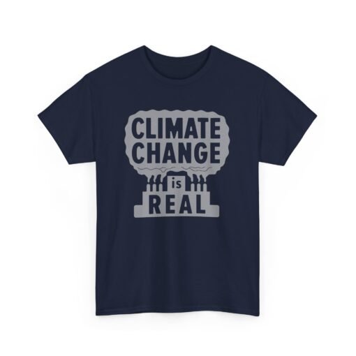 🌍💨 Climate Change Is Real Unisex T-Shirt – A Message in the Smoke - Image 19