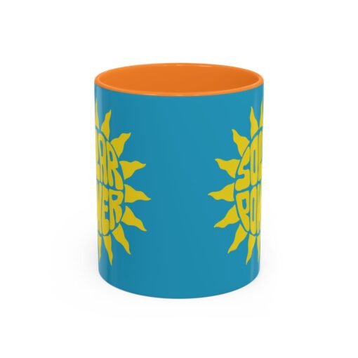 ☀️☕ Solar Power Accent Mug – Sip Bright, Stay Charged - Image 2
