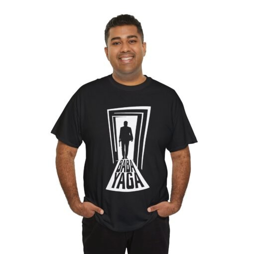 🖤🔫 Baba Yaga Unisex T-Shirt – The Shadow That Brings Fear - Image 6