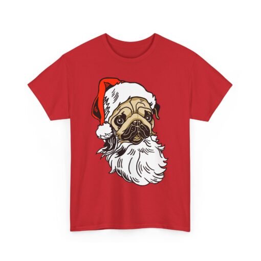 🎅🐾 Pug Santa Unisex T-Shirt – Ho Ho Hilarious Holiday Vibes - Image 19