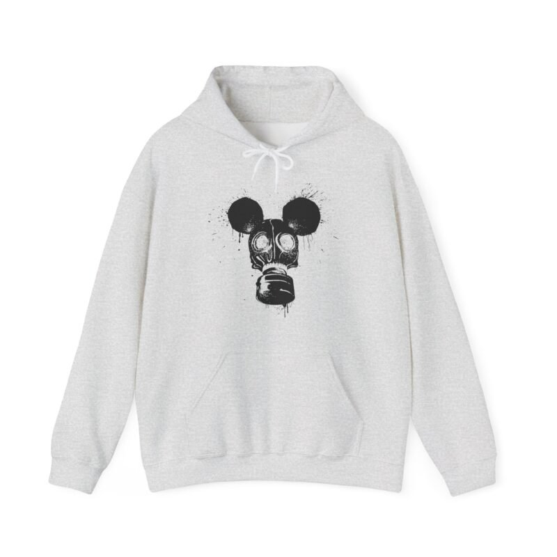 🐭☣️ Gas Mask Mouse Unisex Hoodie – Strange Style, Maximum Comfort