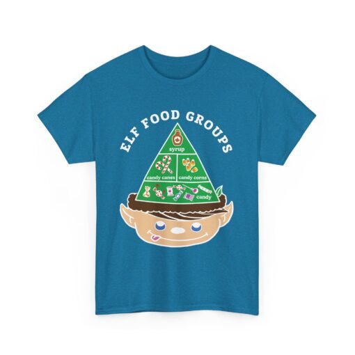 🍬 Elf Food Groups Unisex T-Shirt – Sweet Style, Straight from the North Pole - Image 13