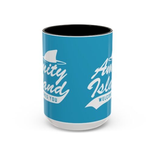 🦈 Amity Island Color Accent Mug – Welcomes You (and the Shark) - Image 25