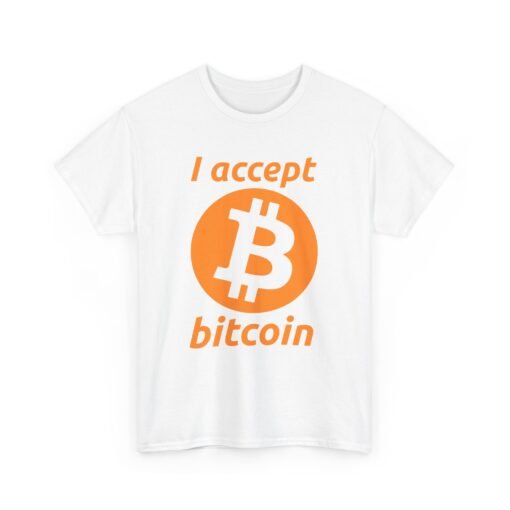 ₿💸 I Accept Bitcoin Unisex T-Shirt – Wear Your Wallet - Image 11