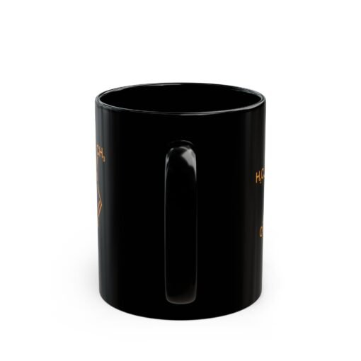 ☕ Caffeine Molecule Black Mug – Science in Every Sip - Image 5