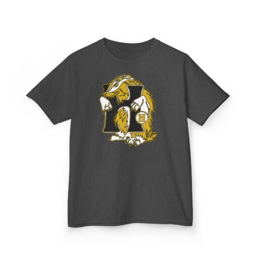 🦡💛 House of Badger Kids’ Cotton T-Shirt – Brave Hearts, Kind Souls - Image 15