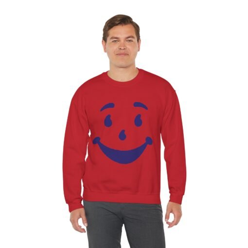 😎 Kool-Aid Man Face Unisex Sweatshirt – Ohhh Yeahhh-Level Comfort - Image 6