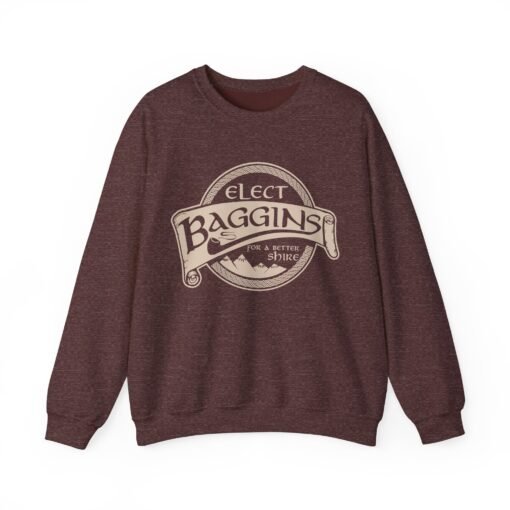 🌿 Elect Baggins for The Shire Unisex Sweatshirt – Campaign in Comfort - Image 12