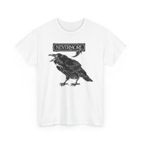 🖤 Nevermore Unisex T-Shirt – Dark, Poetic, and Timeless