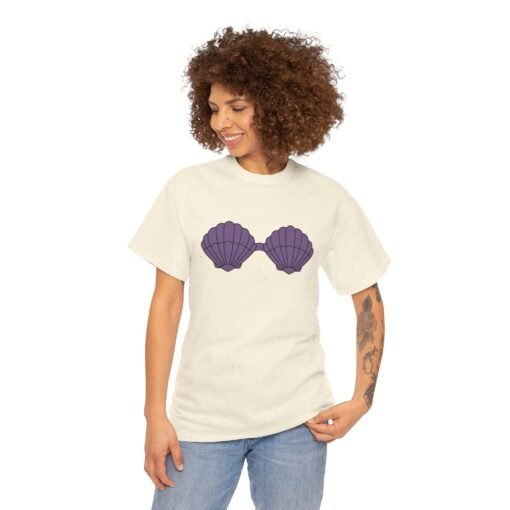 🧜‍♀️🐚 Mermaid Seashell Bra Costume Unisex T-Shirt – Shell Yeah! - Image 2