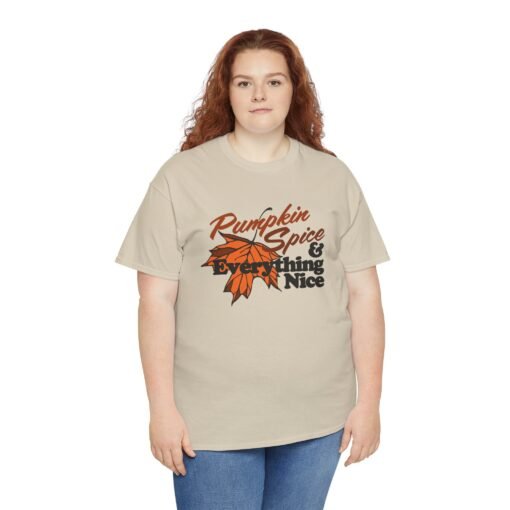 🍂🎃 Pumpkin Spice & Everything Nice Unisex T-Shirt – Fall Vibes in Full Flavor - Image 5