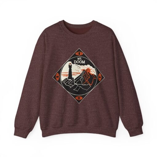 🔥 Mount Doom & Eye of Sauron Unisex Sweatshirt – Dark Elegance for Bold Fans - Image 13