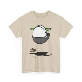 👶🛸🌌 Floating Away Unisex T-Shirt – Grogu On the Go