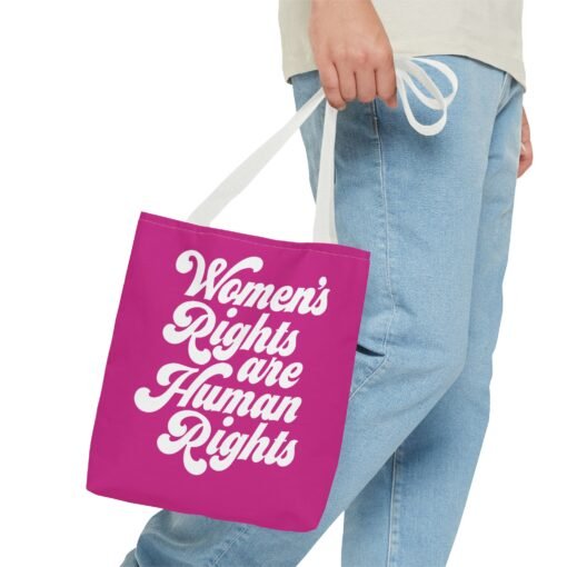 ✊💜 Women's Rights Are Human Rights Tote Bag – Equality On Your Shoulder - Image 15