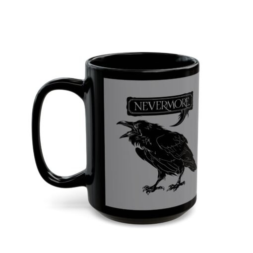 ☕ Nevermore Black Mug – Sip with a Touch of the Macabre - Image 10