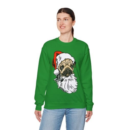 🎅🐾 Pug Santa Unisex Sweatshirt – Cozy Up with Holiday Cuteness - Image 8