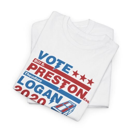 🎸🗳️ Vote Bill S. Preston, Esq. & Ted “Theodore” Logan Unisex T-Shirt – Be Excellent, Elect Excellent - Image 3