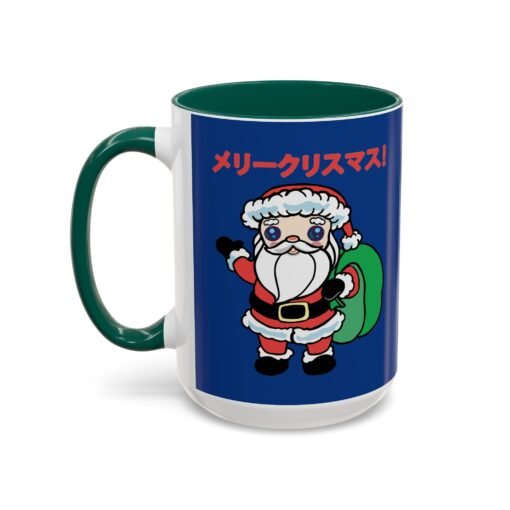 ☕ Kawaii Santa Color Accent Mug – メリークリスマス with Every Sip - Image 36