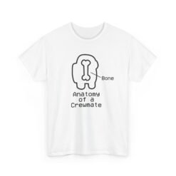🔍🩻 Anatomy of a Crewmate Unisex T-Shirt – One Bone. Endless Mystery.