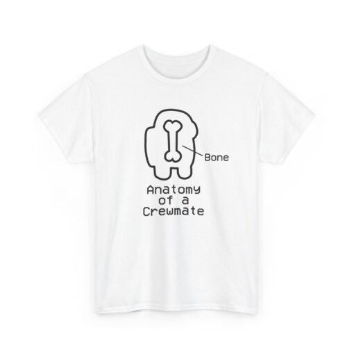 🔍🩻 Anatomy of a Crewmate Unisex T-Shirt – One Bone. Endless Mystery.