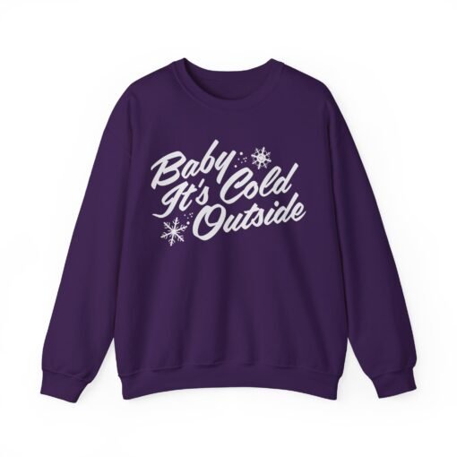 ❄️ Baby It’s Cold Outside Unisex Sweatshirt – Warm Style for Chilly Days - Image 15