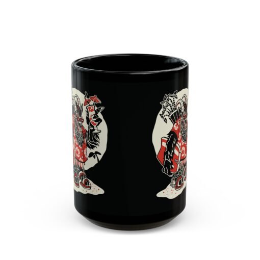 🏖️ Krampus Island Black Mug – Naughty Never Looked So Chill - Image 9