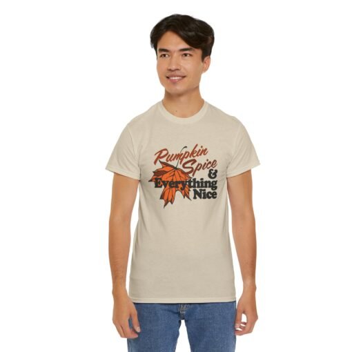 🍂🎃 Pumpkin Spice & Everything Nice Unisex T-Shirt – Fall Vibes in Full Flavor - Image 6