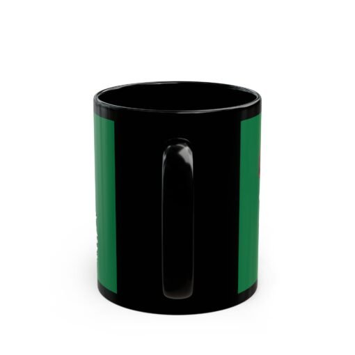 ☕🐾 Pug Santa Black Mug – Sip with a Side of Holiday Cheer - Image 5
