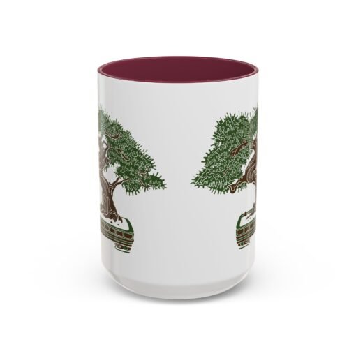 🌳 Bonsai Tree Accent Mug – Sip in Stillness - Image 73