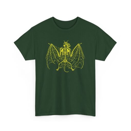 🦇🕸️ Bone-Winged Bat Unisex T-Shirt – Webbed in Darkness - Image 13